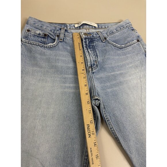 VTG Express 9/10 (Actual 30x27.5) LightWash Low Rise Flare Jeans 100% Cotton EUC - Picture 8 of 13